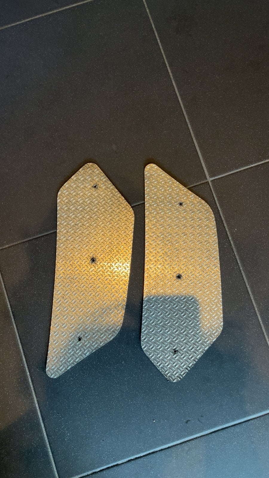 IJzer plaatjes treeplank, Ophalen, Nieuw