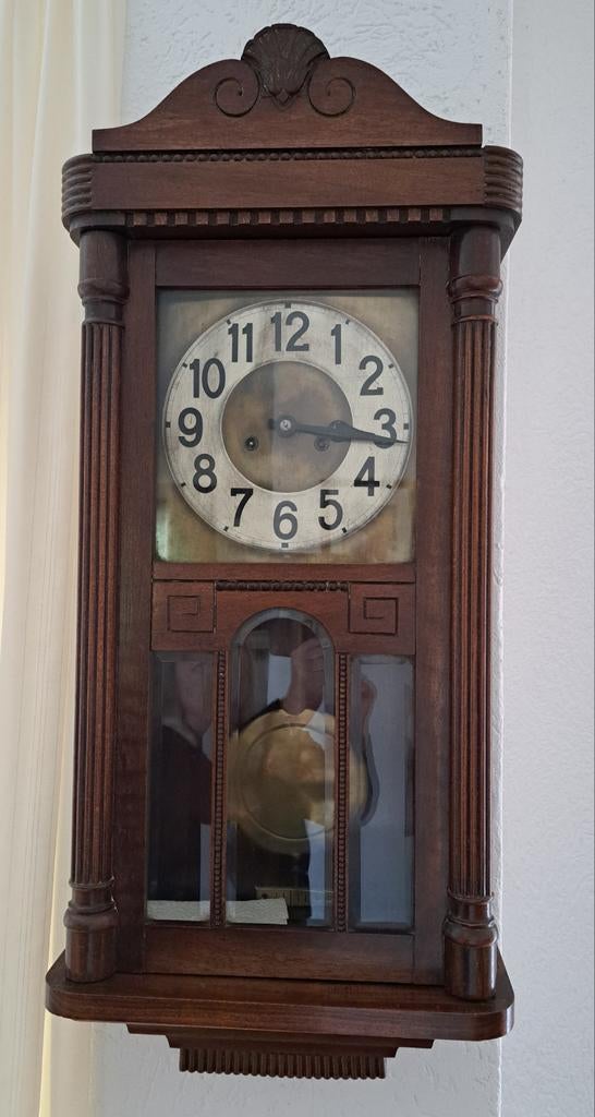 Te koop mooie Wandklok REGULATEUR., Antiek en Kunst, Antiek | Klokken, Ophalen