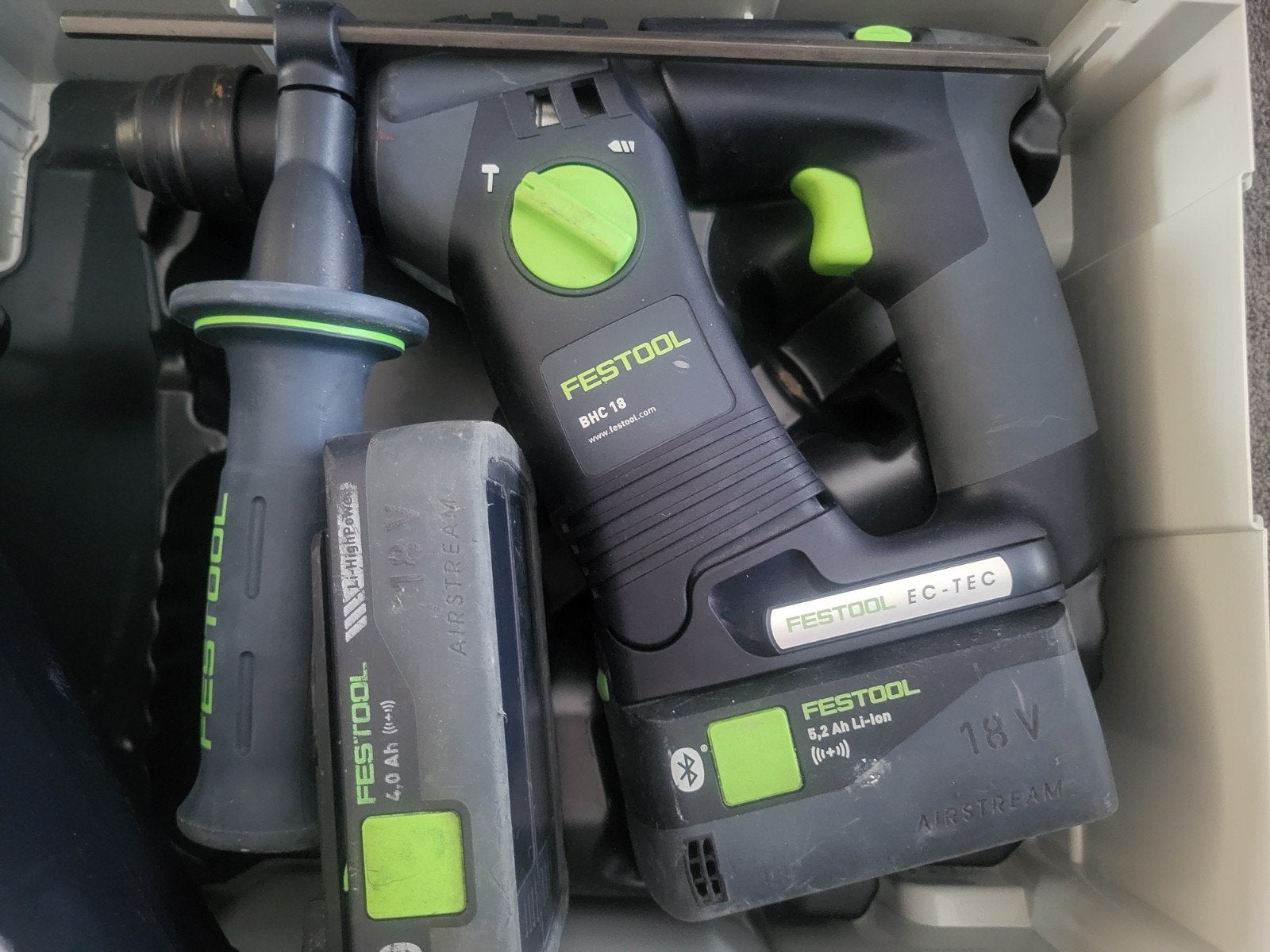 Festool BHC18 18V Accu SDS Boormachine Klopboormachine, Doe-het-zelf en Verbouw, Gereedschap | Boormachines, Ophalen of Verzenden