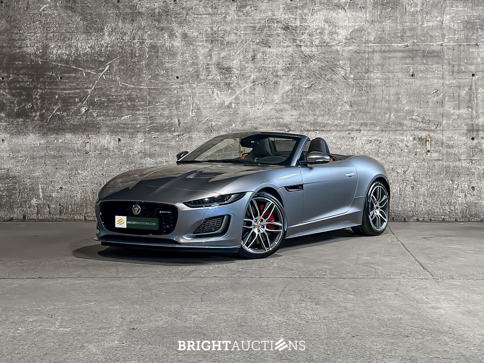 Jaguar F-Type P450 V8 AWD Cabriolet R-Dynamic (bj 2021), Auto's, Automaat, 8 cilinders, Overige kleuren, Cabriolet