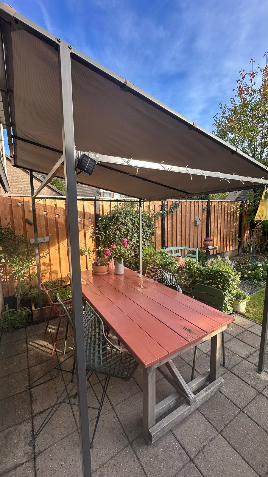 IKEA GUNNÖN Paviljoen/pergola - Perfect voor buiten!, Tuin en Terras, Ophalen, Gebruikt, Minder dan 4 meter, Paviljoen