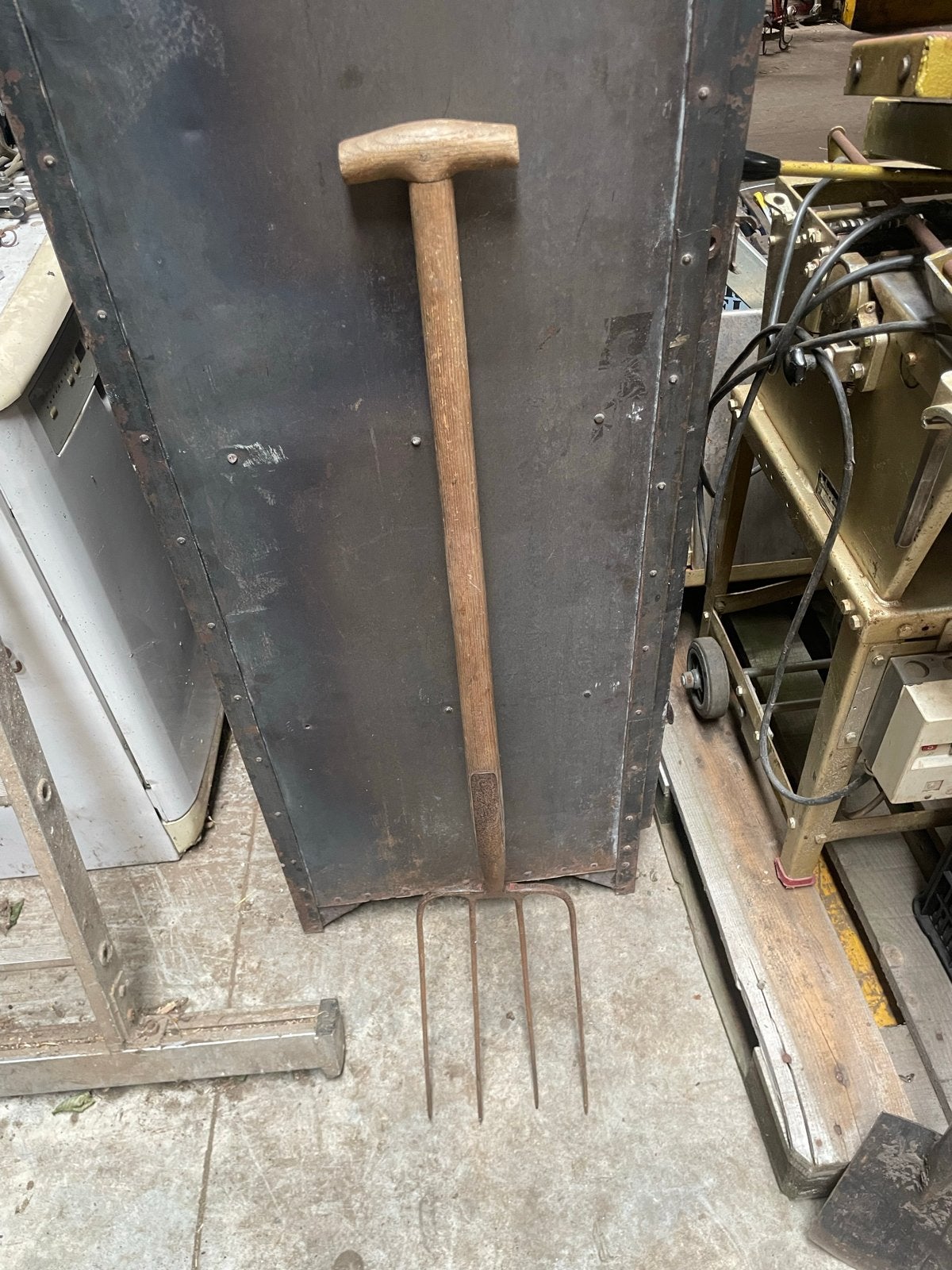 hooivork riek met houten steel, Ophalen, Gebruikt, Overige typen, Overige merken