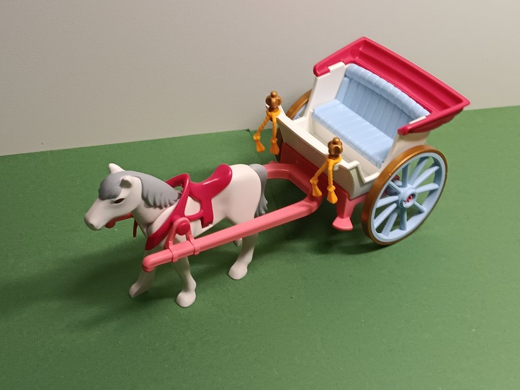 Playmobil Dieren Koets Poppetjes Onderdelen Paarden 3,95, Verzenden, Zo goed als nieuw