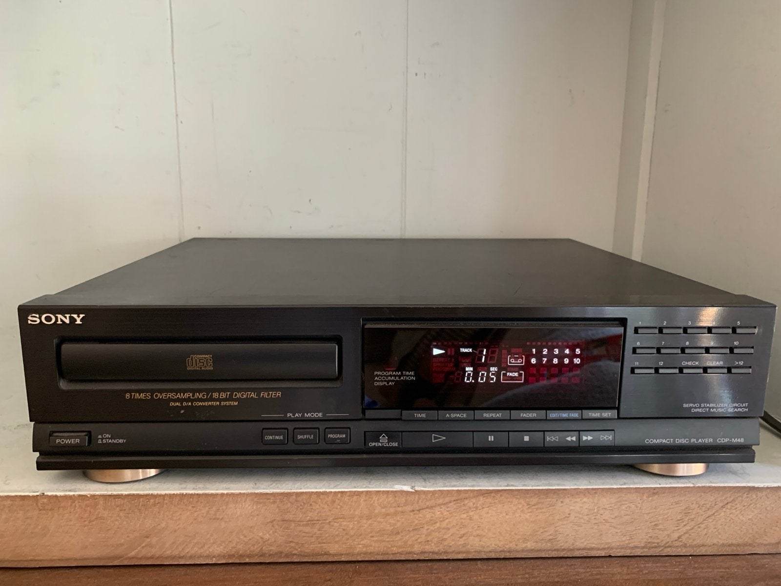 Sony CDP-M48 Compact Disc Speler - Vintage Audio, Ophalen, Gebruikt, Sony