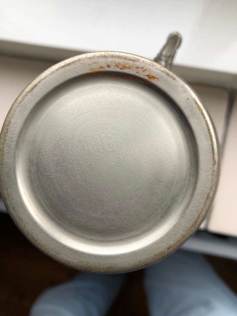 kannetje Rio Tiel Nederland, H 20cm, Antiek en Kunst, Antiek | Tin, Ophalen