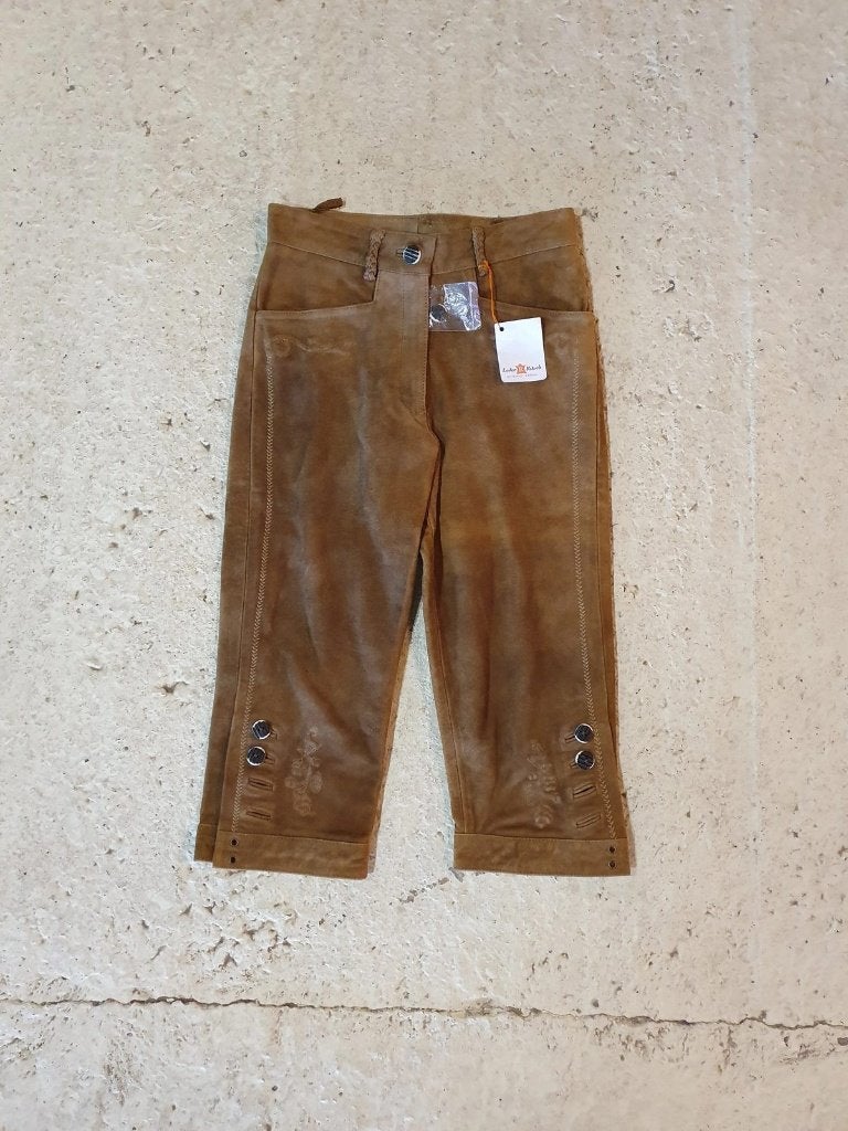 Mooie bruine Lederhosen - Maat 36, Bruin, Koller, Djt@dejuistetoon.eu, Ophalen of Verzenden