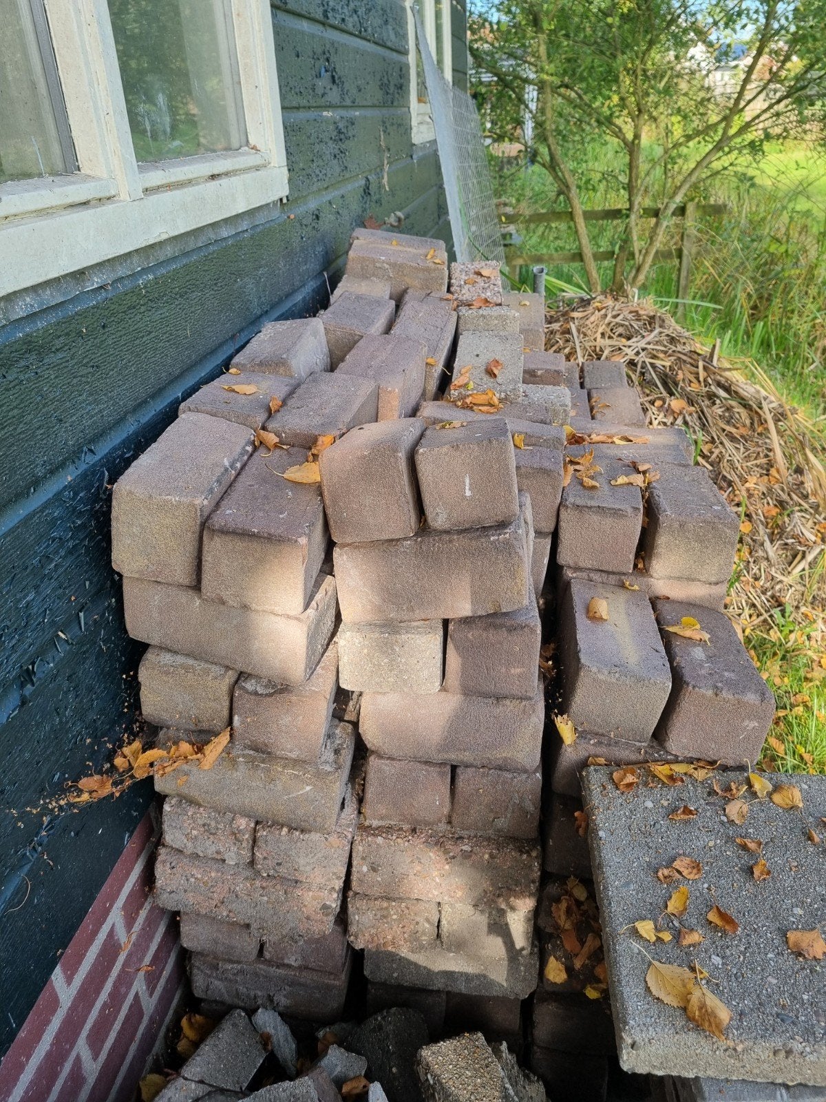 straat stenen gratis af te halen, Tuin en Terras, Ophalen, Gebruikt, Beton, Klinkers