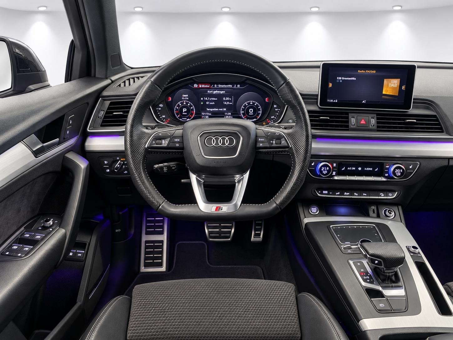 Audi Q5 55 TFSI e quattro S line SOH94% S Edition MATRIX LED, Auto's, Automaat, 4 cilinders, Zwart, Plug-in hybride