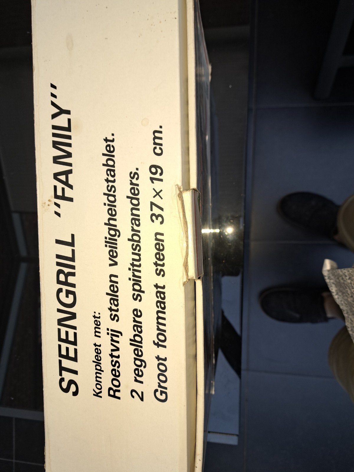 Steengrill "Family" met rechaud en spiritusbranders, Witgoed en Apparatuur, Gourmetstellen, Ophalen of Verzenden, Nieuw, 4 t/m 7 personen