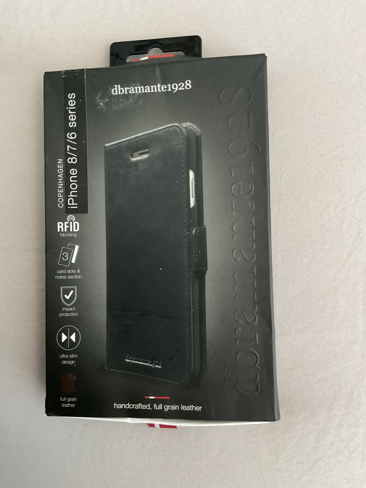 Lederen / telefoonhoesje voor iPhone 7/8/6 - dbramante1928, Telecommunicatie, Mobiele telefoons | Hoesjes en Frontjes | Apple iPhone