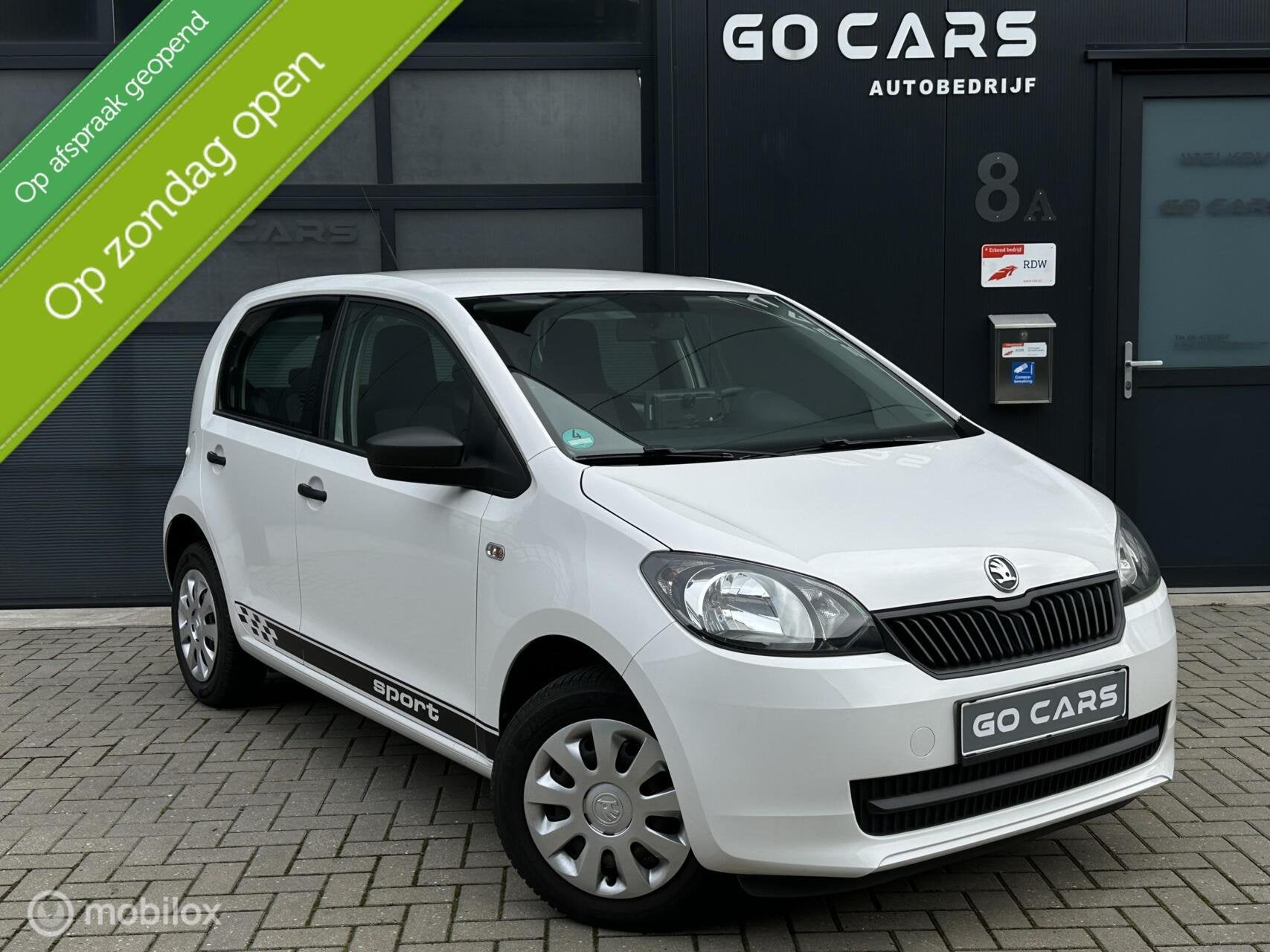 Skoda Citigo 1.0 SPORT 5 deurs Airco//Navi//DashCam/Carplay, Auto's, Voorwielaandrijving, Stof, Gebruikt, 840 kg