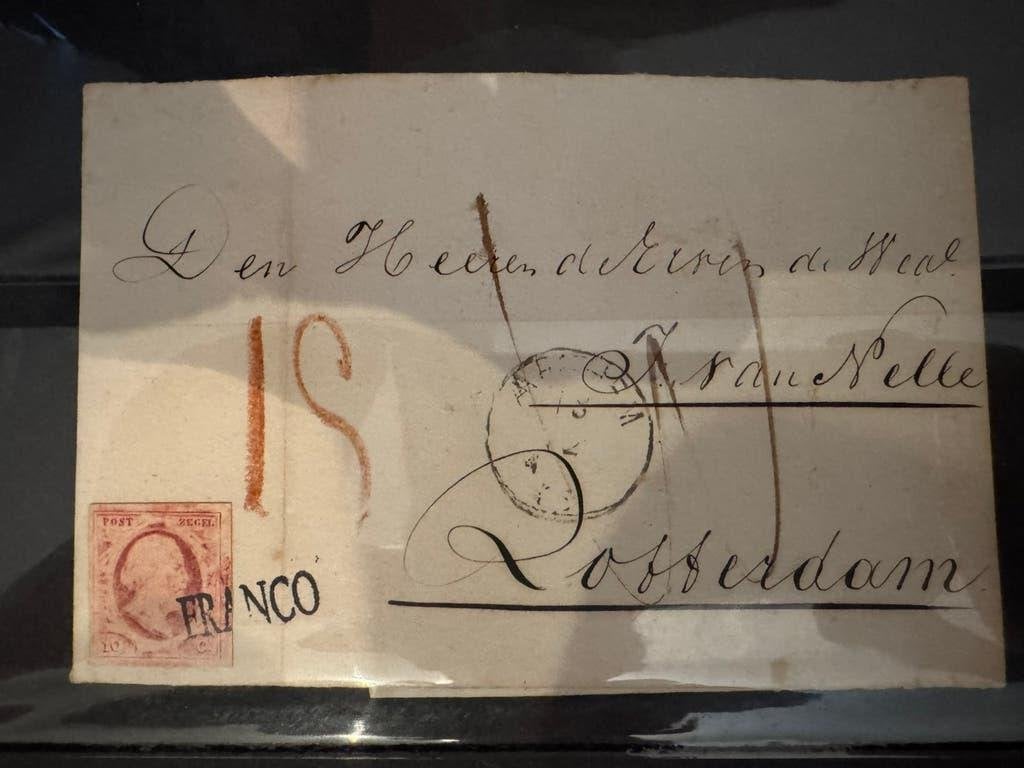 Nederland no 2 op brief, Postzegels en Munten, Brieven en Enveloppen | Nederland, Ophalen of Verzenden, Envelop