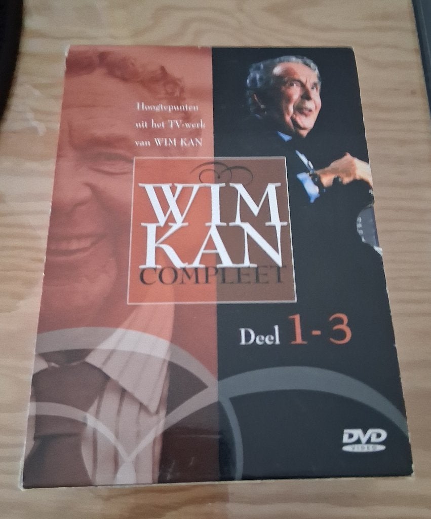 Wim Kan Compleet Deel 1-3 DVD Boxset, Cd's en Dvd's, Gebruikt, Alle leeftijden, Ophalen of Verzenden, Komedie
