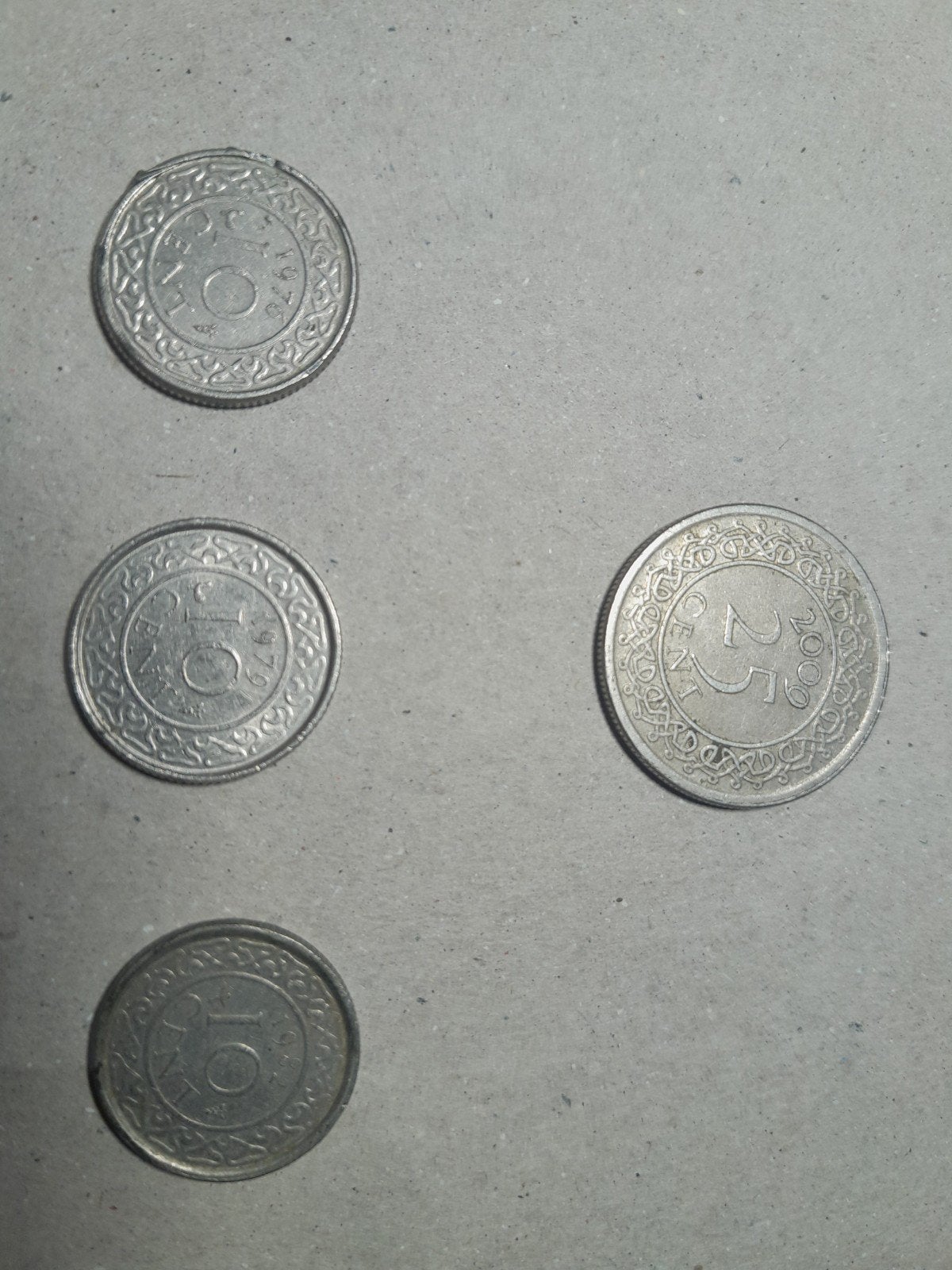 Munten 1976 t/m 2009 Suriname, Ophalen, Koningin Beatrix, Overige waardes, Losse munt