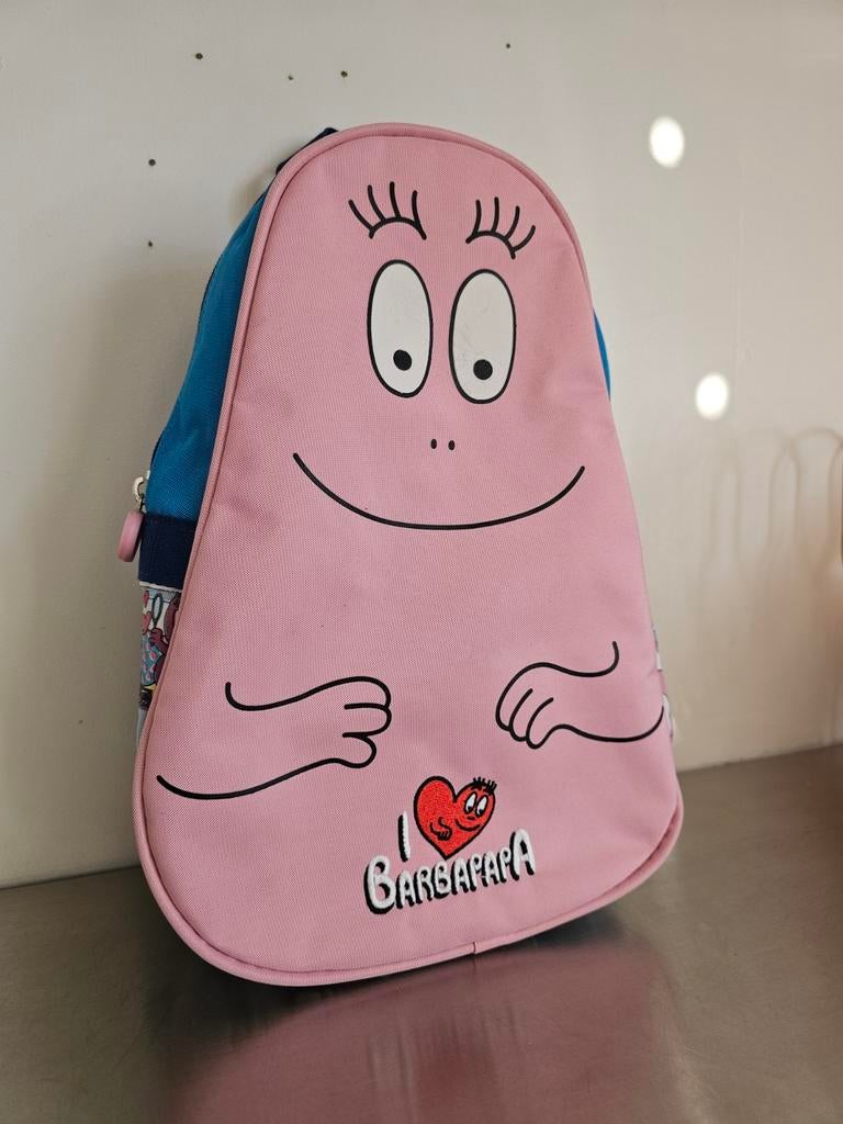 Barbapapa Kinder Rugzakje - Roze/Blauw, Overige merken, Gebruikt, Minder dan 30 cm, Ophalen of Verzenden
