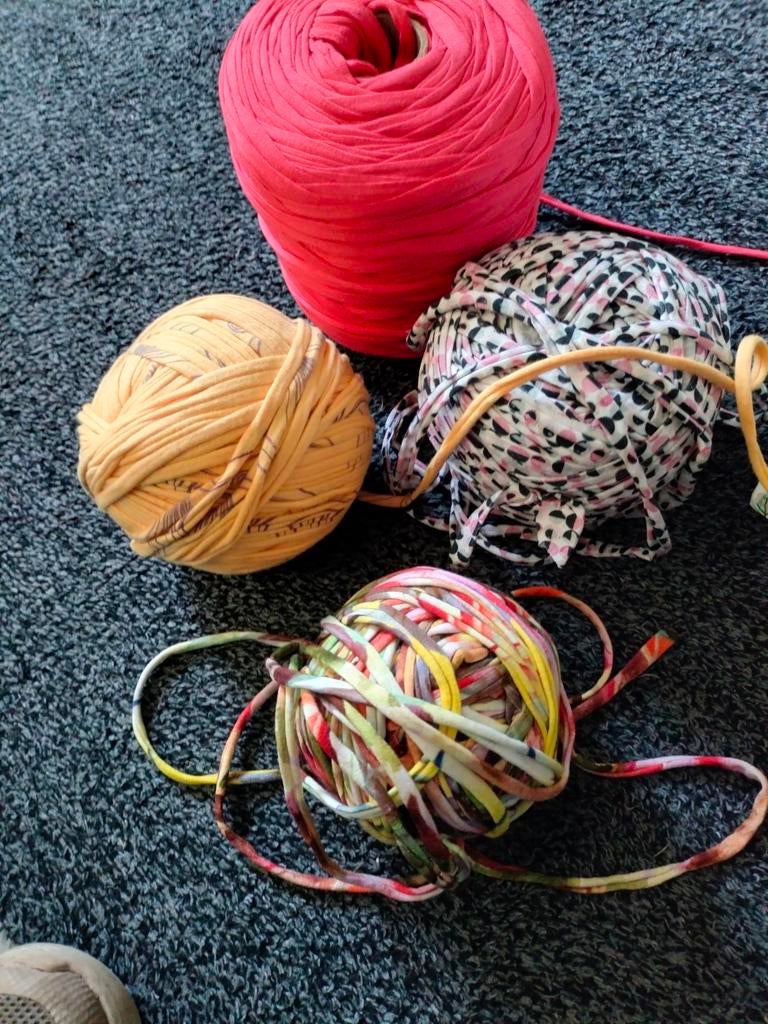 Partij Zpagetti garen en textielgaren, Ophalen of Verzenden, Gebruikt, Breien of Haken, Wol of Garen