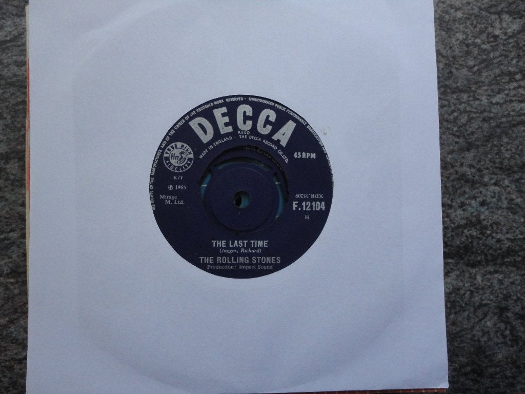 Rolling Stones - The last time UK 1965, Originele persing, 7 inch, Ophalen of Verzenden, Zo goed als nieuw