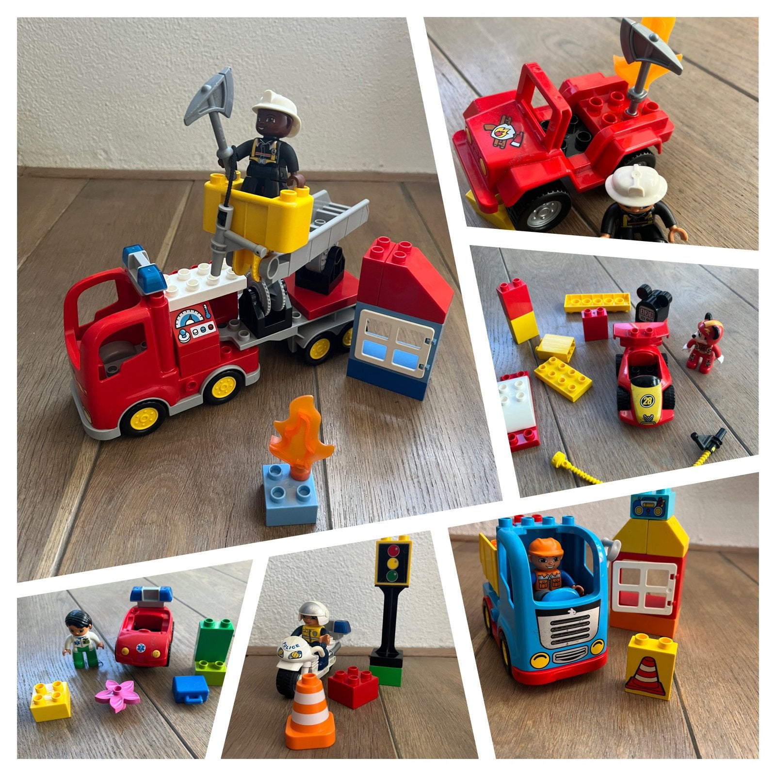 LEGO DUPLO sets (6), Ophalen of Verzenden, Zo goed als nieuw, Duplo