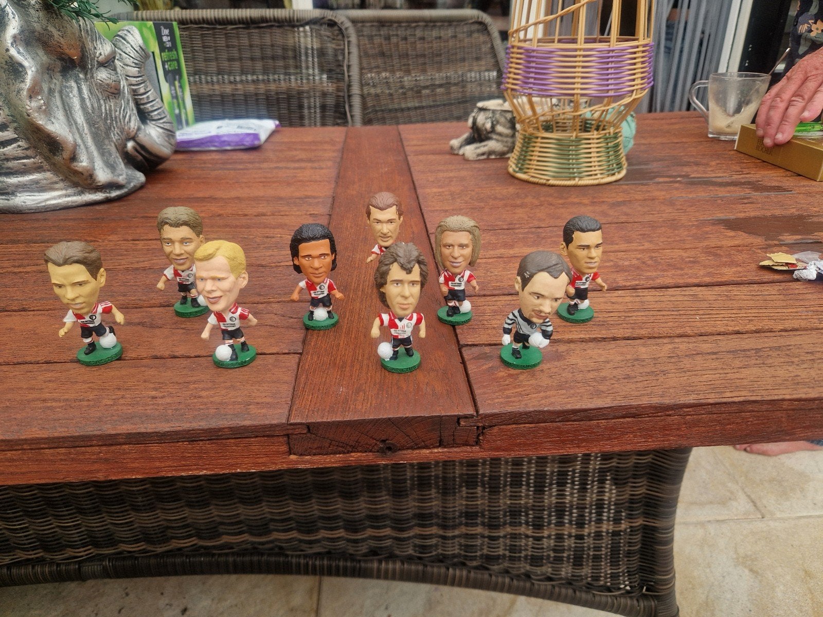 Feyenoord miniatuur poppetjes - Voetbal verzamelobjecten, Ophalen of Verzenden, Gebruikt