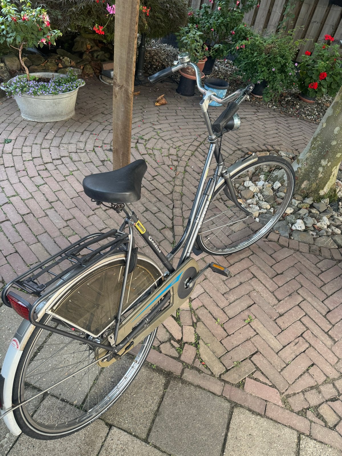 Gazelle Damesfiets - Gebruikt 3 versnellingen, Ophalen, Terugtraprem, Versnellingen, Gazelle