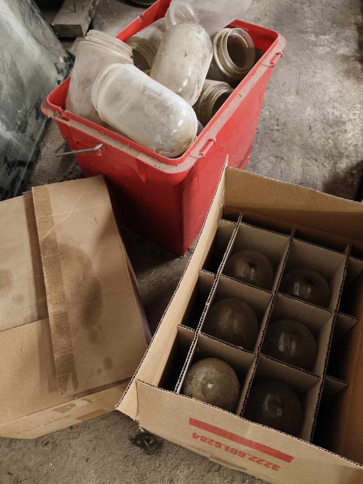 Vintage Philips Opal glazen potten, Antiek en Kunst, Ophalen of Verzenden