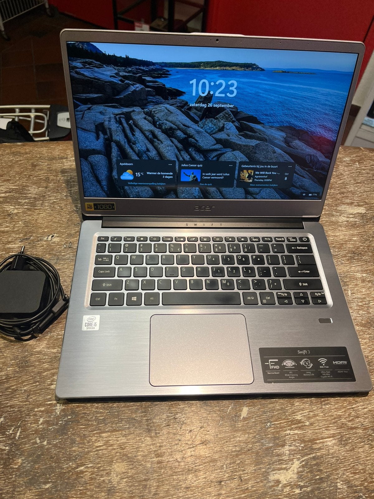 ACER SWIFT 3 SF314-58 8GB RAM 512GB SSD W11 Home 14"full HD, Info@acer.nl, Met videokaart, Qwerty, 8 GB