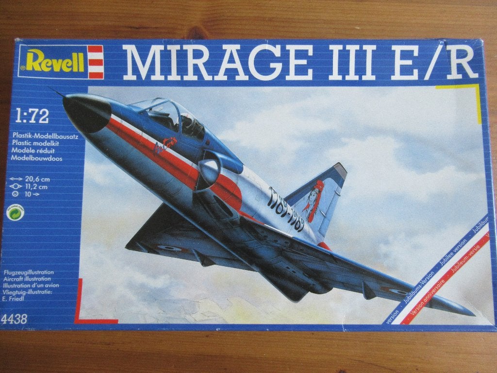 Mirage III E/R (Revell 1/72), Hobby en Vrije tijd, Modelbouw | Vliegtuigen en Helikopters, Zo goed als nieuw, Vliegtuig, 1:72 tot 1:144
