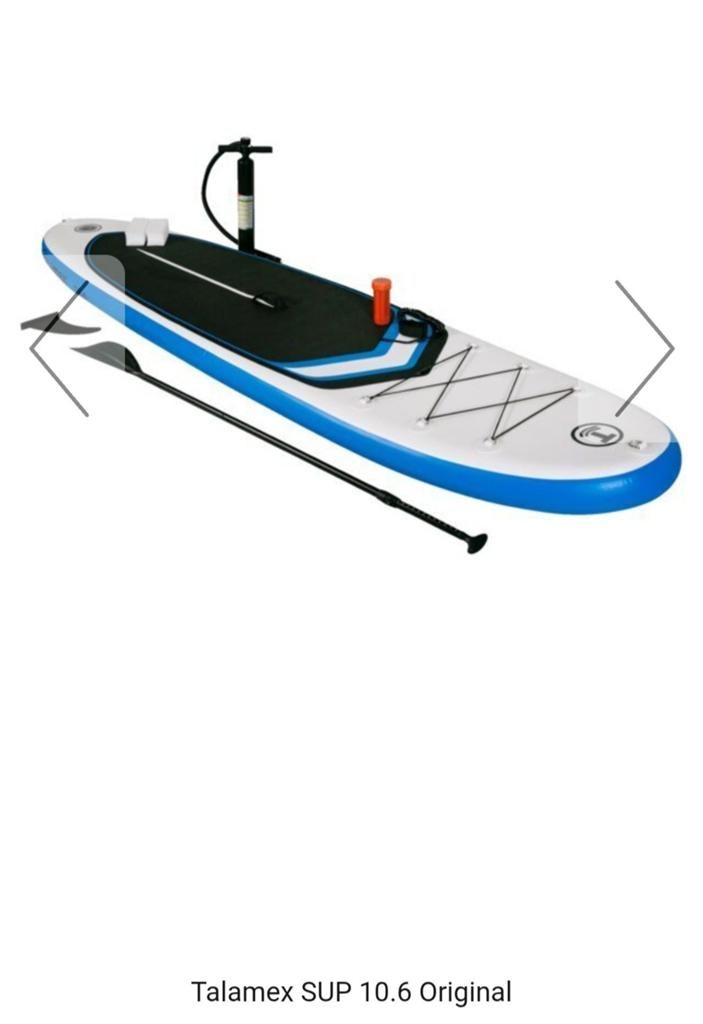 Nieuw 2 stuks Talamex SUP 10.6 Original met accessoires, Watersport en Boten, Suppen, Ophalen of Verzenden, Nieuw, SUP-accessoire