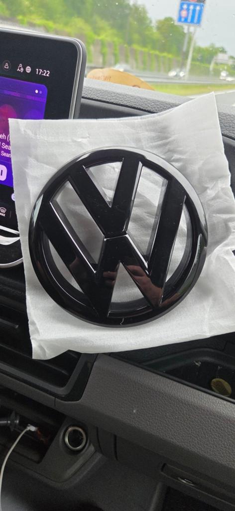 Volkswagen logo Zwart., Nieuw, Ophalen of Verzenden, Motorkap, Volkswagen