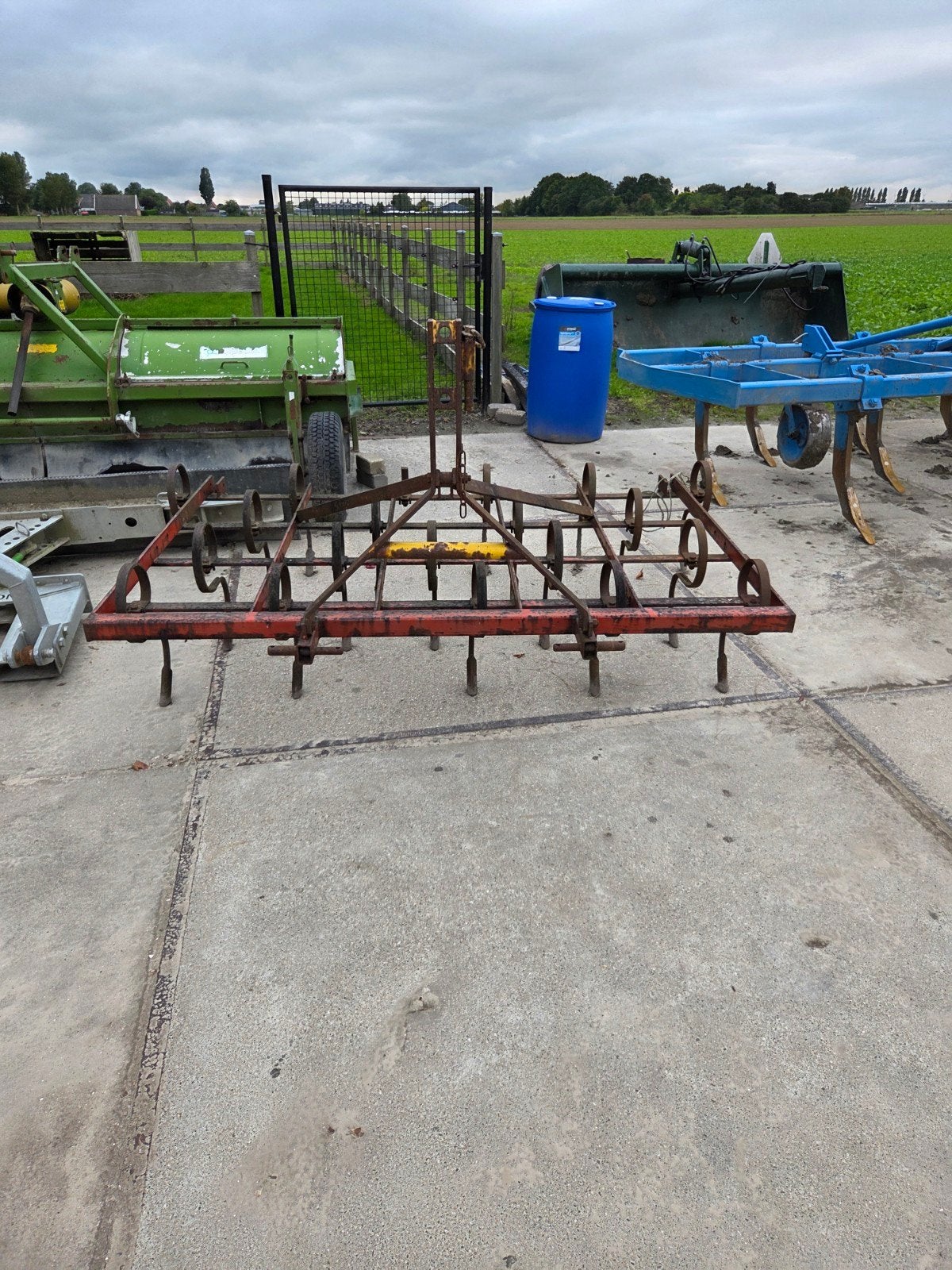 triltand cultivator, Ophalen