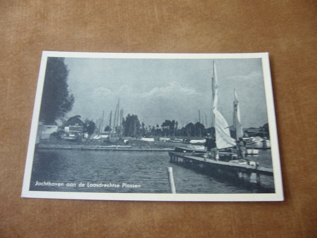 LOOSDRECHT  =  JACHTHAVEN AAN DE LOOSDRECHTSE PLASSEN, Ophalen of Verzenden, 1940 tot 1960, Ongelopen, Noord-Holland