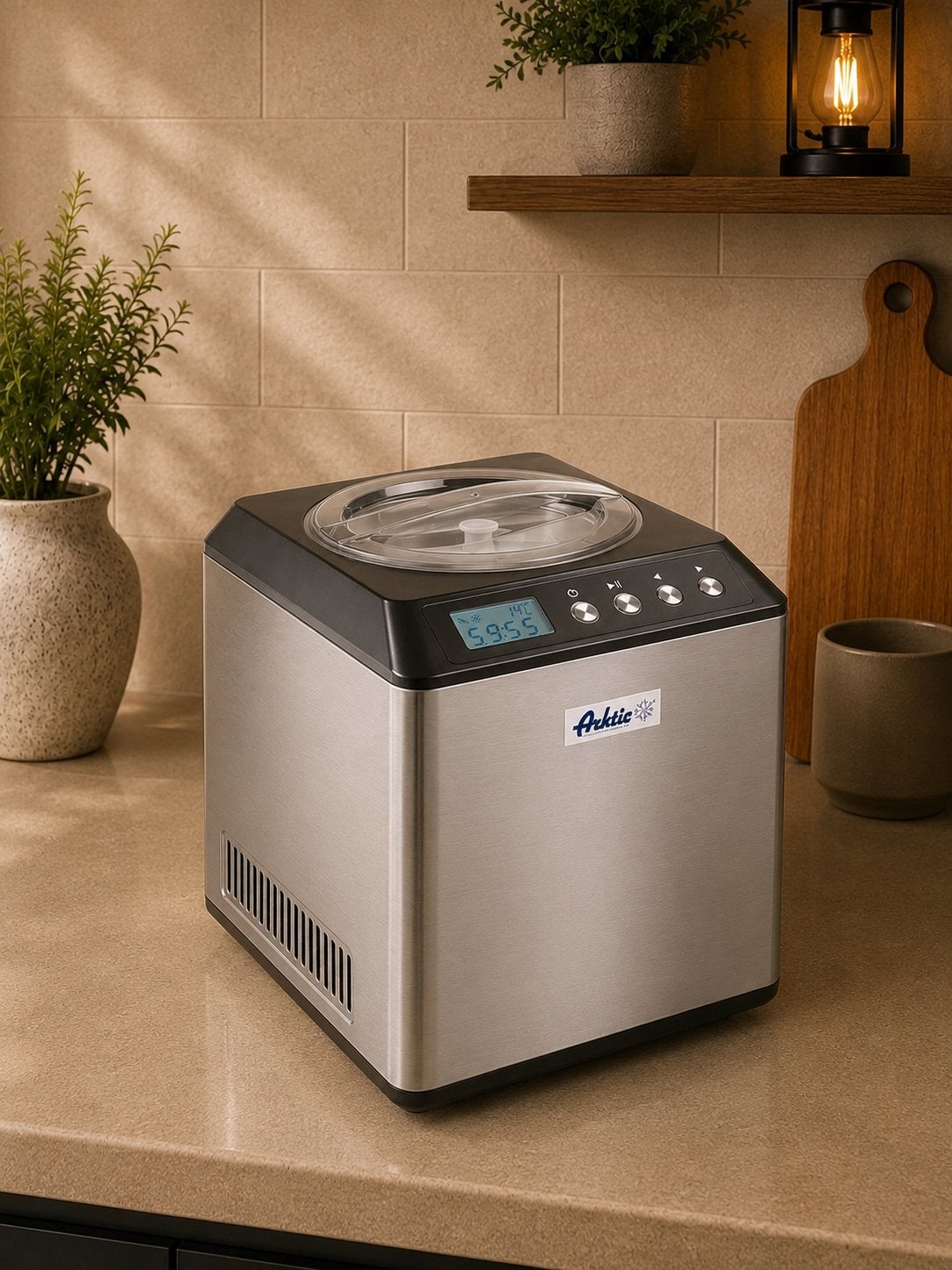 NIEUW professionele Arktic Ice cream maker / Ijsmachine, Witgoed en Apparatuur, IJsmachines, Zo goed als nieuw, Zelfvriezend, Ophalen