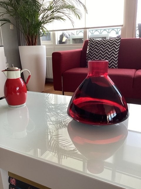 Glazen Vaas, Ophalen, 25 cm, Nieuw, Glas
