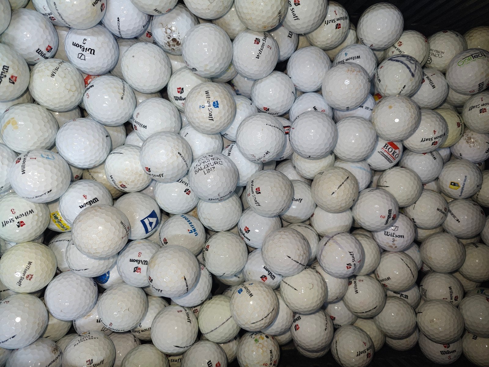 wilson staff dx2 soft golfballen 100 stuks, Sport en Fitness, Golf, Ophalen of Verzenden, Bal(len)