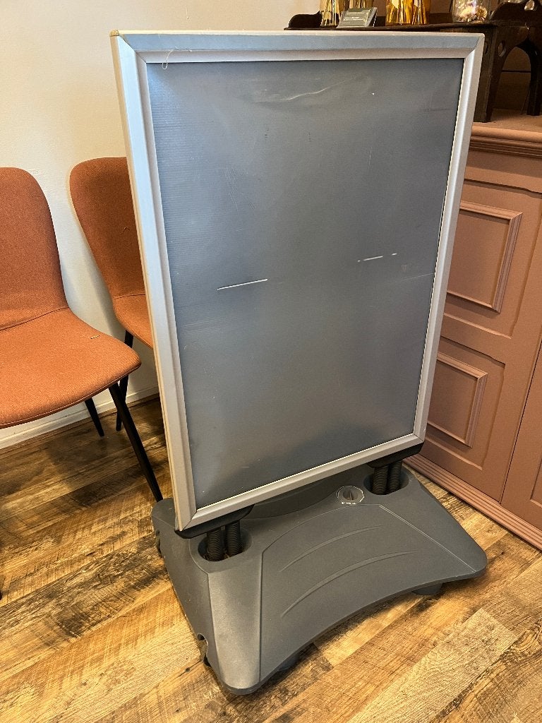 Stoepbord swing, Ophalen, Gebruikt, Reclamebord