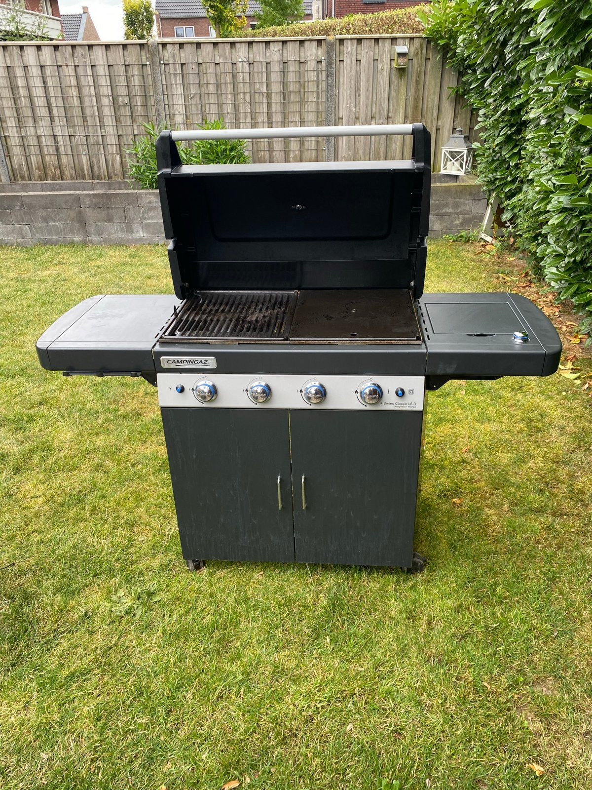 Campingaz BBQ 4 Series Classic LS D met afdekzeil, Ophalen, Gebruikt