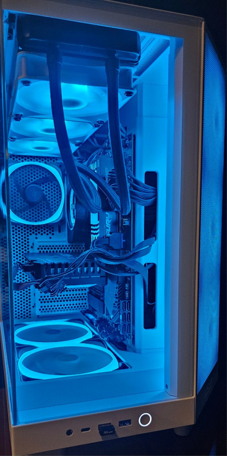 Intel Core i9 10850K 32gb Kinston Fury Beast DDR4 Gaming PC, NZXT (behuizing), Intel Core i9, Onbekend, Ophalen of Verzenden