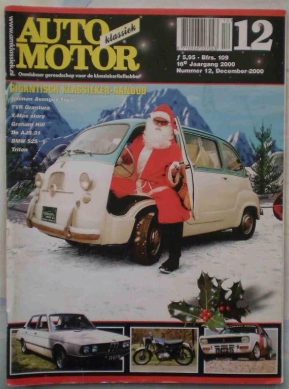 Auto Motor Klassiek nr. 12 - december 2000, Ophalen of Verzenden, 1980 tot heden, Nederland, Tijdschrift