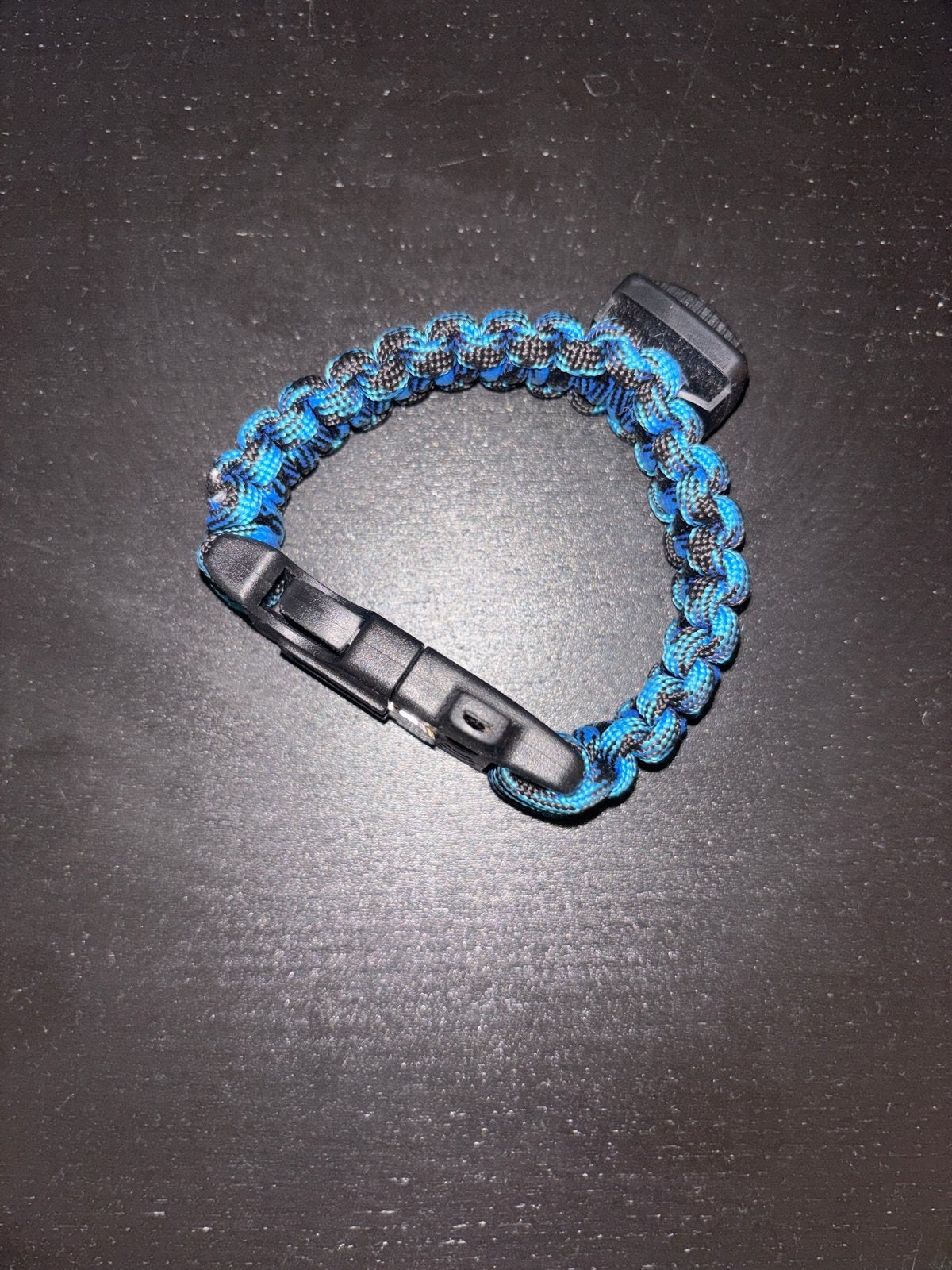 Survival Armband met Vuurstarter, Kompas en Fluitje, Ophalen of Verzenden, Nieuw, Blauw, Overige materialen