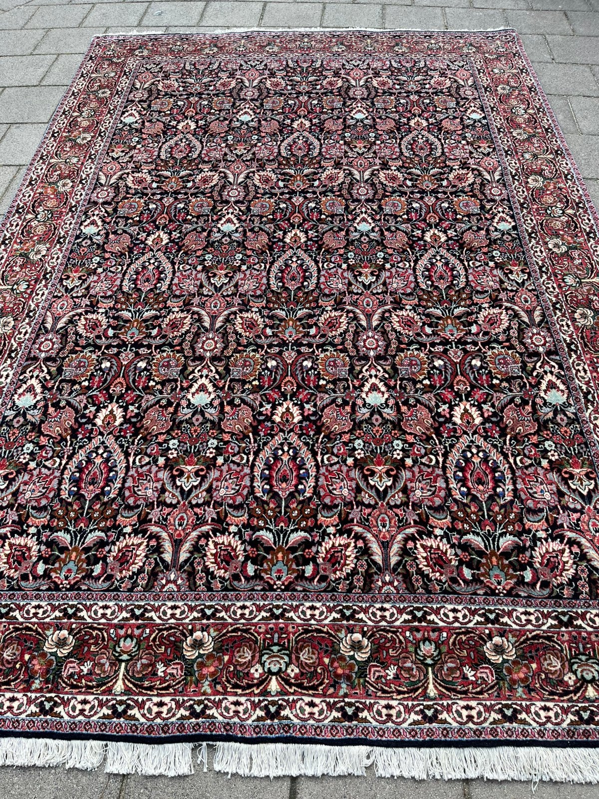 Perzische tapijt handgemaakte bidjar 300x200, Ophalen, Gebruikt, Crème, 150 tot 200 cm