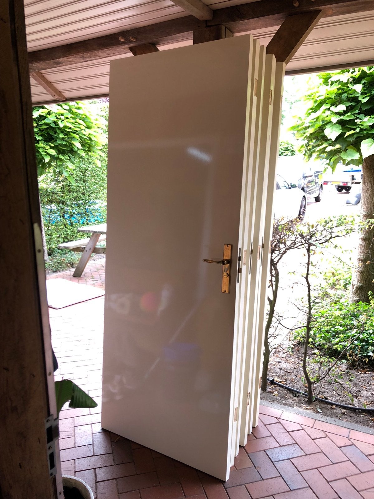 Binnendeuren 211,5 x 83 cm, Doe-het-zelf en Verbouw, Deuren en Horren, Ophalen, Gebruikt, 80 tot 100 cm, Binnendeur