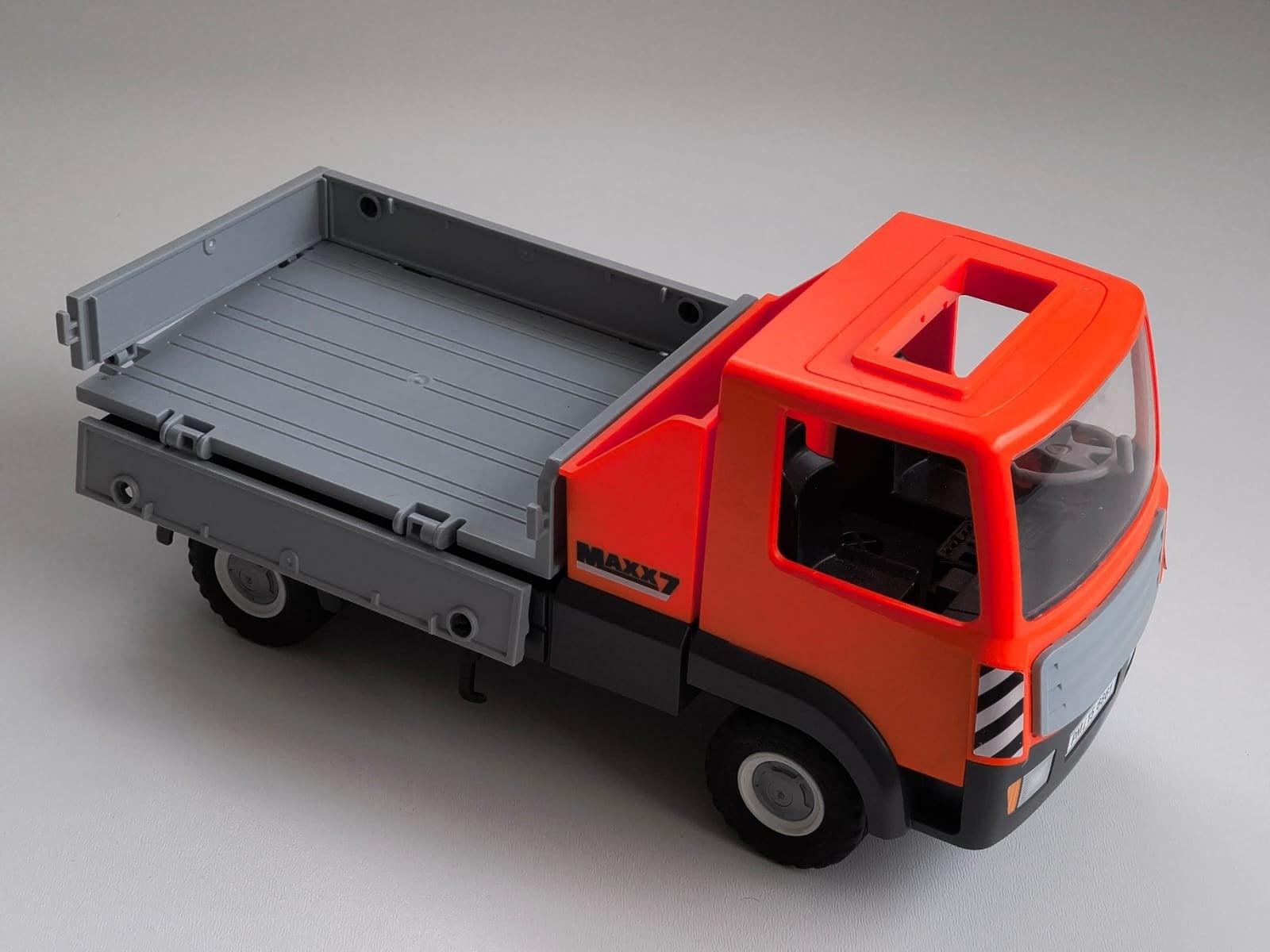 Speelgoed vrachtwagen MAXX7 - Oranje met grijze laadbak, Ophalen of Verzenden, Gebruikt