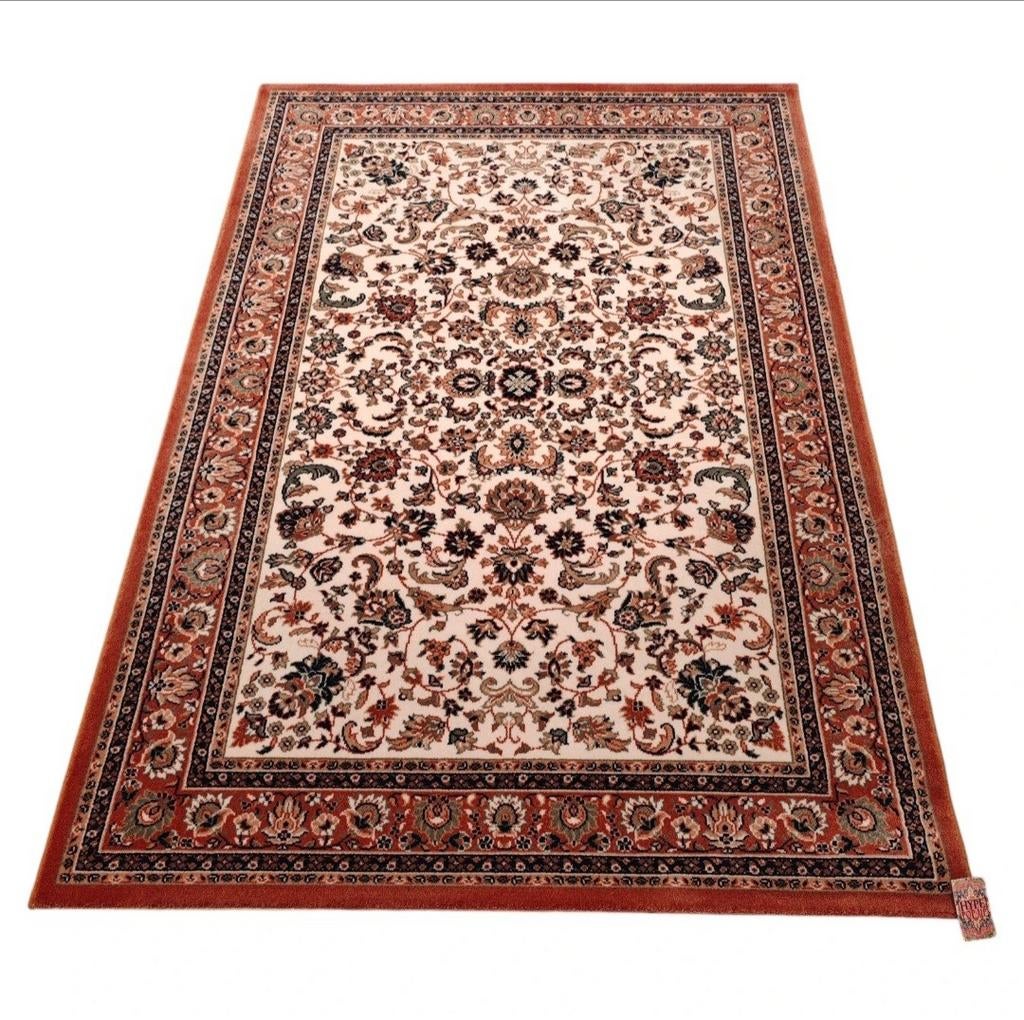 Vintage Perzisch wol Saphire vloerkleed Orange 140x202cm