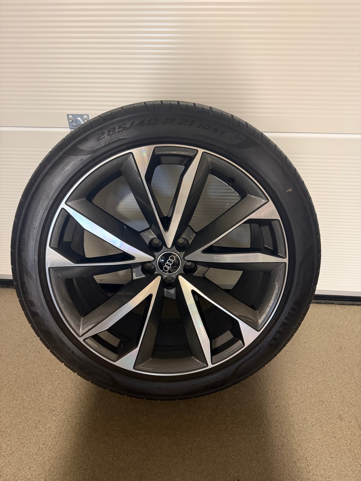 Audi Q7 Velgen 21 inch - Schadevrij, Auto-onderdelen, Ophalen, Gebruikt, 285 mm, Banden en Velgen