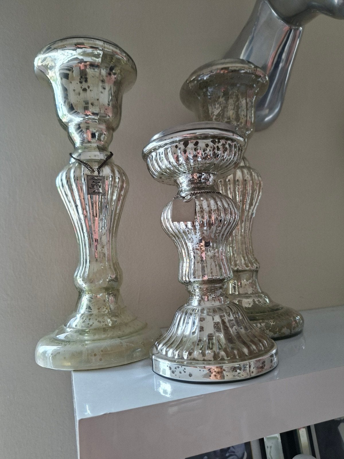 kandelaars, Ophalen, Zilver, Kandelaar