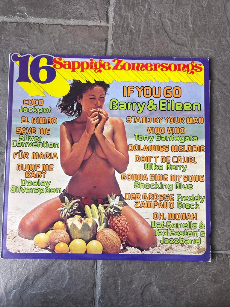 16 Sappige Zomersongs LP, Gebruikt, Ophalen of Verzenden, 1970 - 1979, Complilatie
