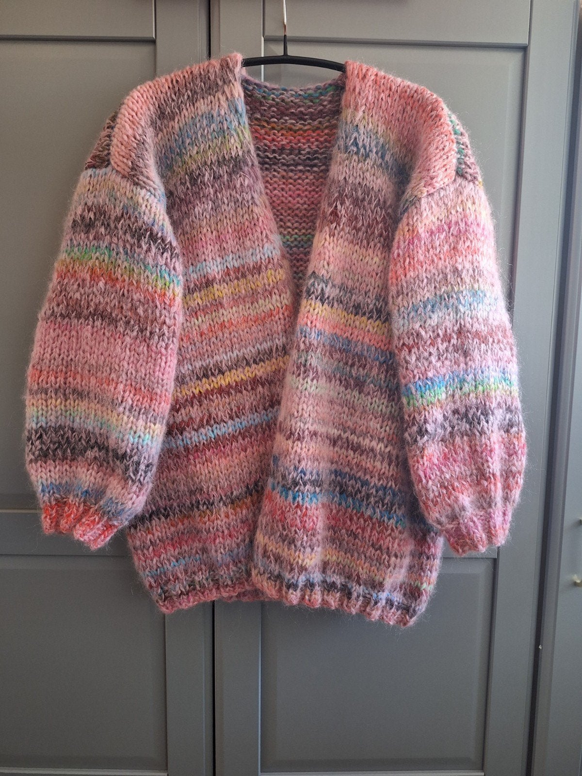 Nieuw handgemaakt mohair/merino vest, een maat, Maat 46/48 (XL) of groter, Nieuw, Ophalen of Verzenden, Handgemaakt