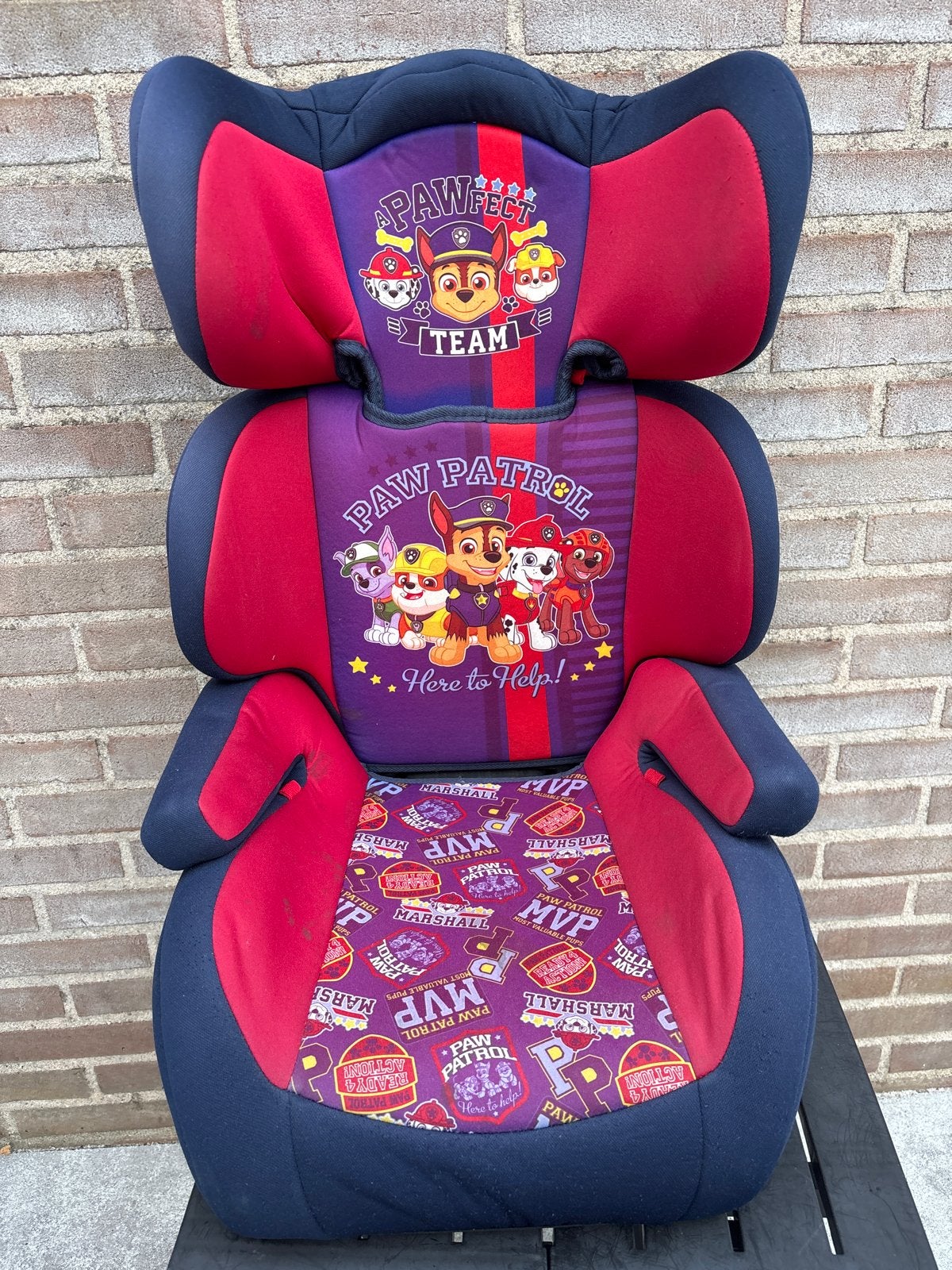 Paw Patrol Kinderzitje Autostoel - Gebruikt, 15 t/m 36 kg, Zijbescherming, Ophalen, Overige merken