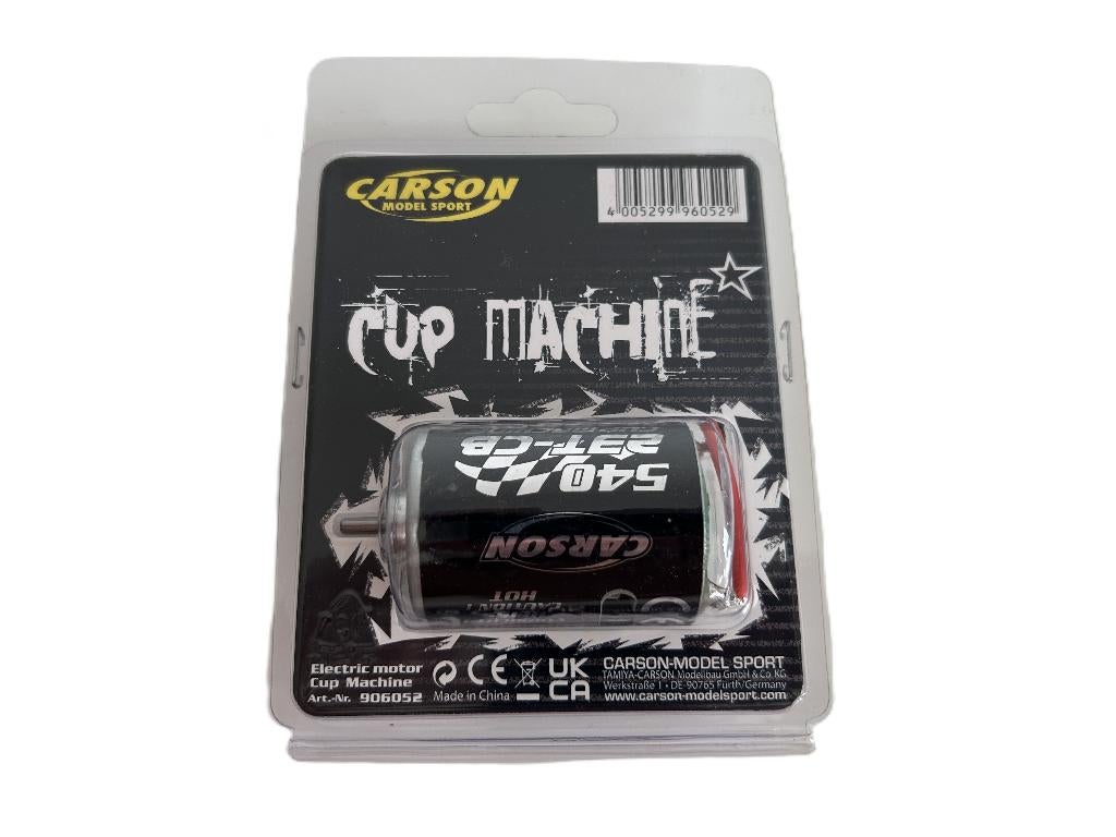 Carson 906052 E-motor cup machine 1/10, Elektro, Nieuw, Ophalen of Verzenden, Schaal 1:10