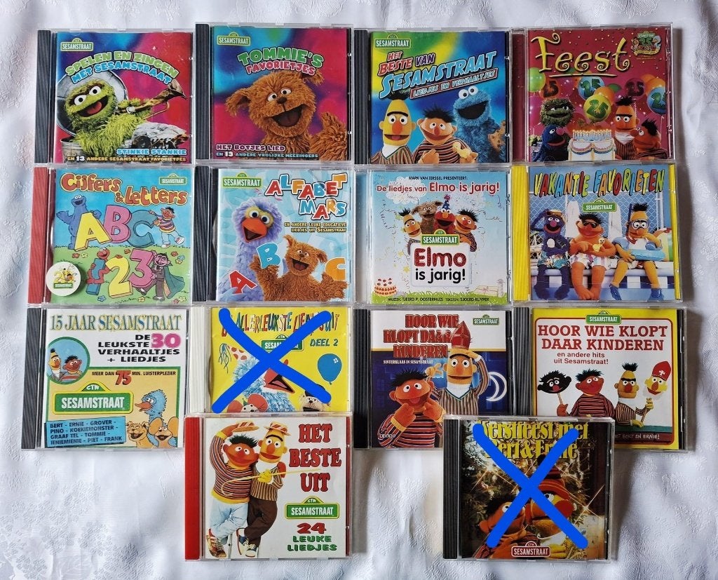 cd Sesamstraat Bert en Ernie Kerst sinterklaas, Ophalen of Verzenden, Zo goed als nieuw